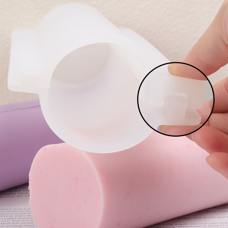 Soap Making Home - Long Heart Column Silicone Soap Loaf
