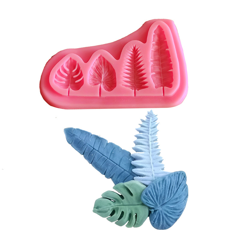 Soap Making Equipment - Palm Leaves And Turtle Leaf Silicone