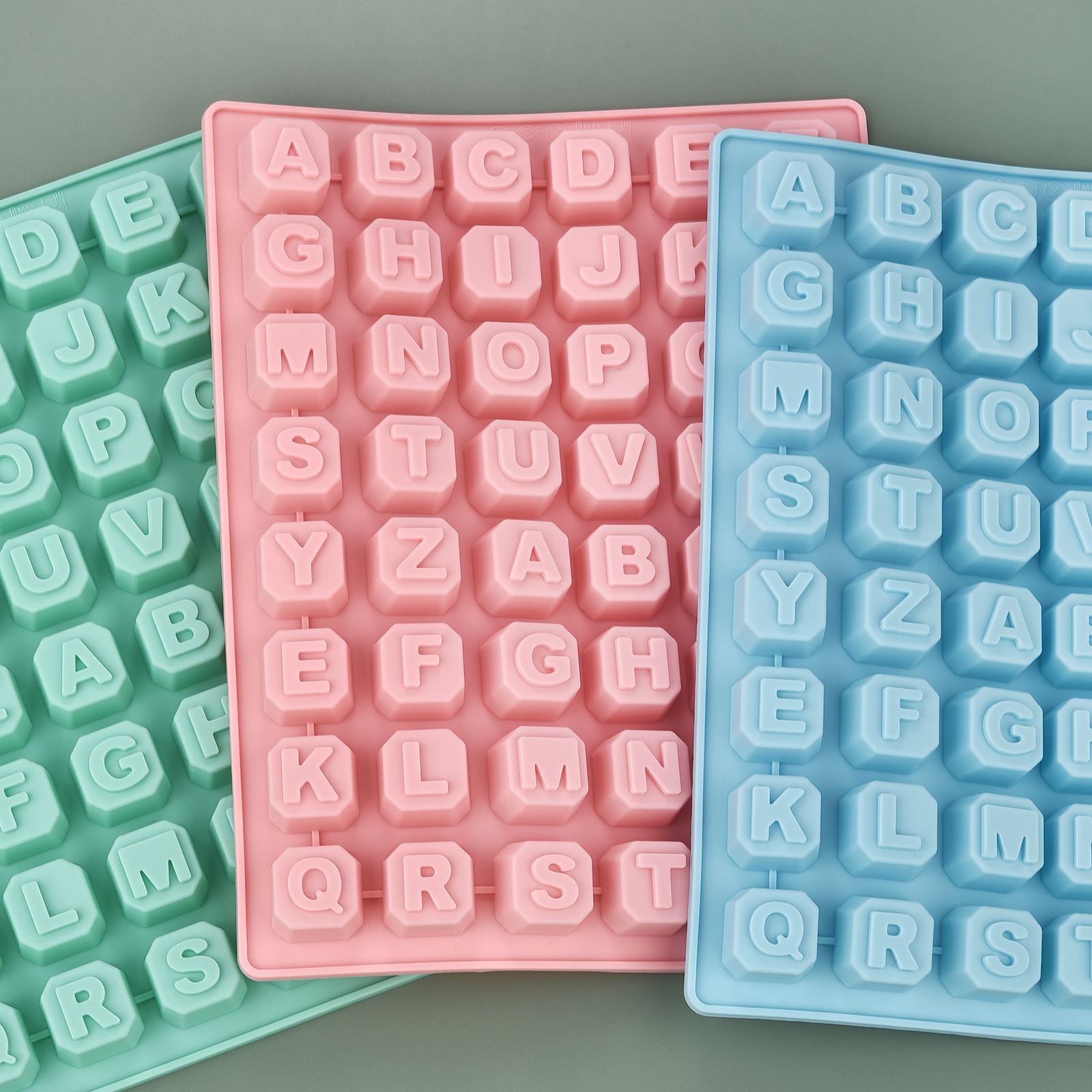 Soap Making Equipment - 48 Letter Enghish Alphabet letter Silicone