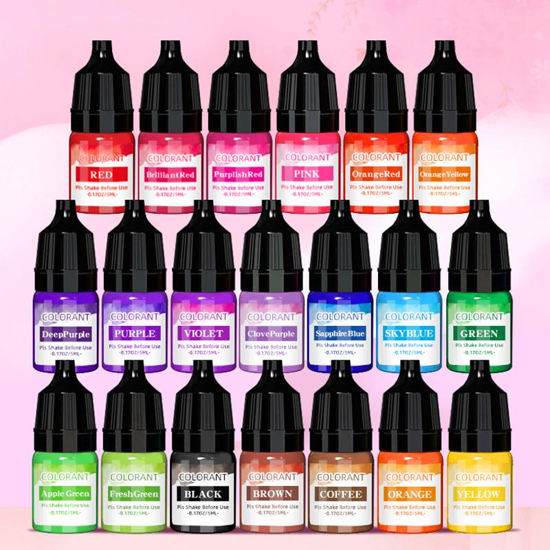 Soap Making Liquid - 5ml/Bottle Candle Wax Pigment Colorant Non-Toxic