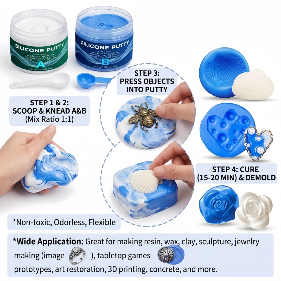 Silicone Putty Mold Making Sup - Soap Making Ideas 评论和价格