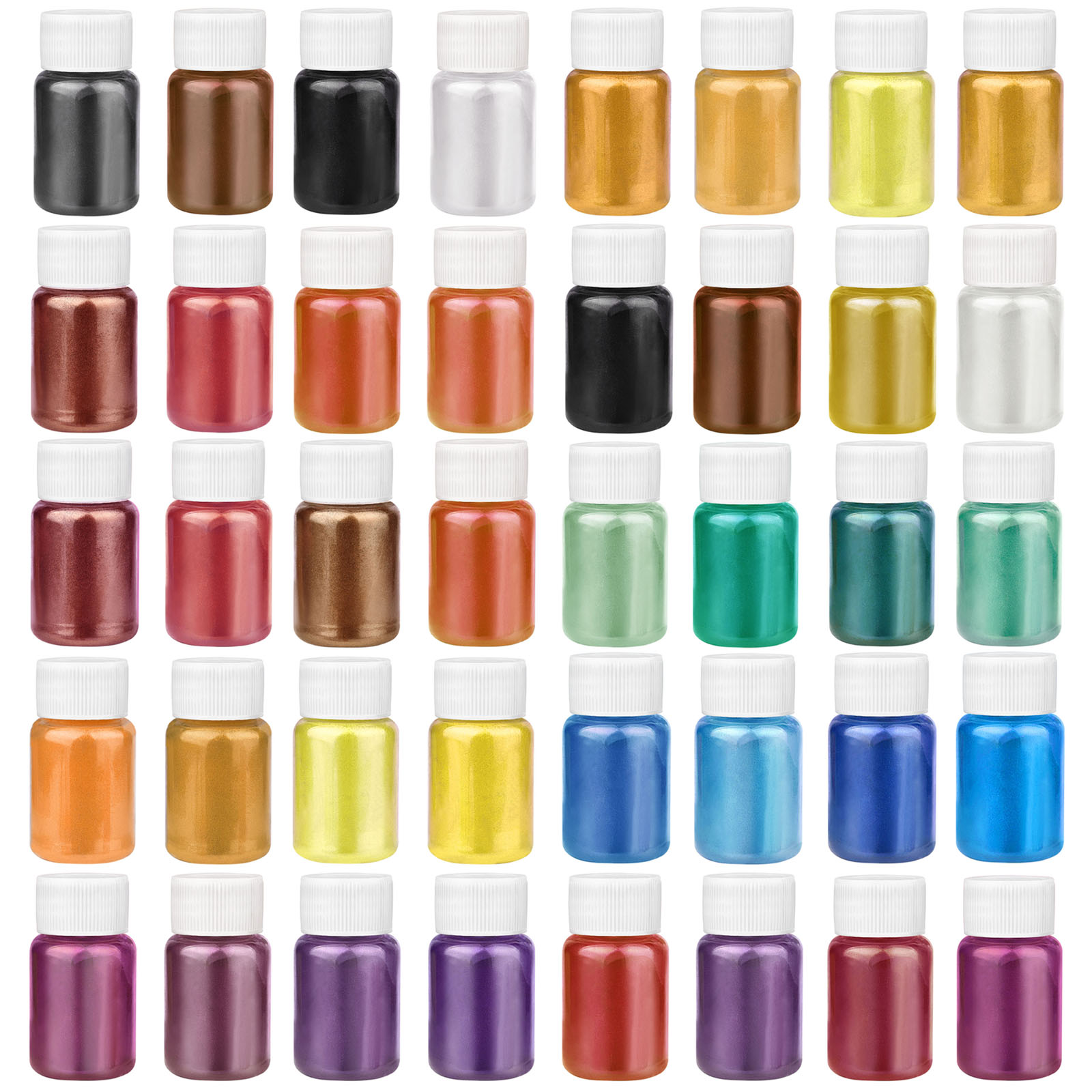 4 Colors/Set Pearlescent Powde - Mica Powder Colorant 评论和价格