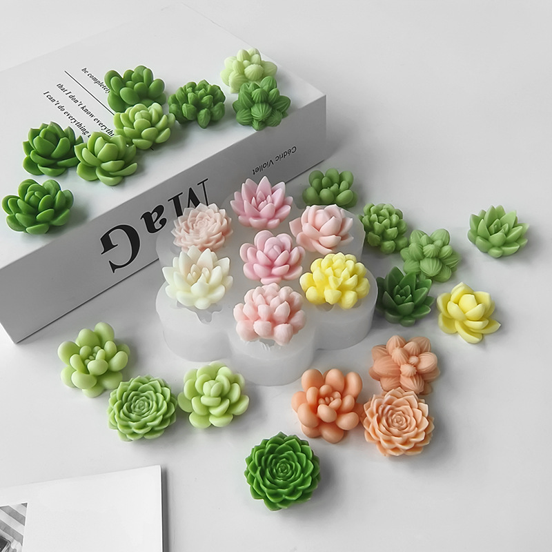 7 In1 Succulent Cactus Silicon - Soap Making Home 评论和价格