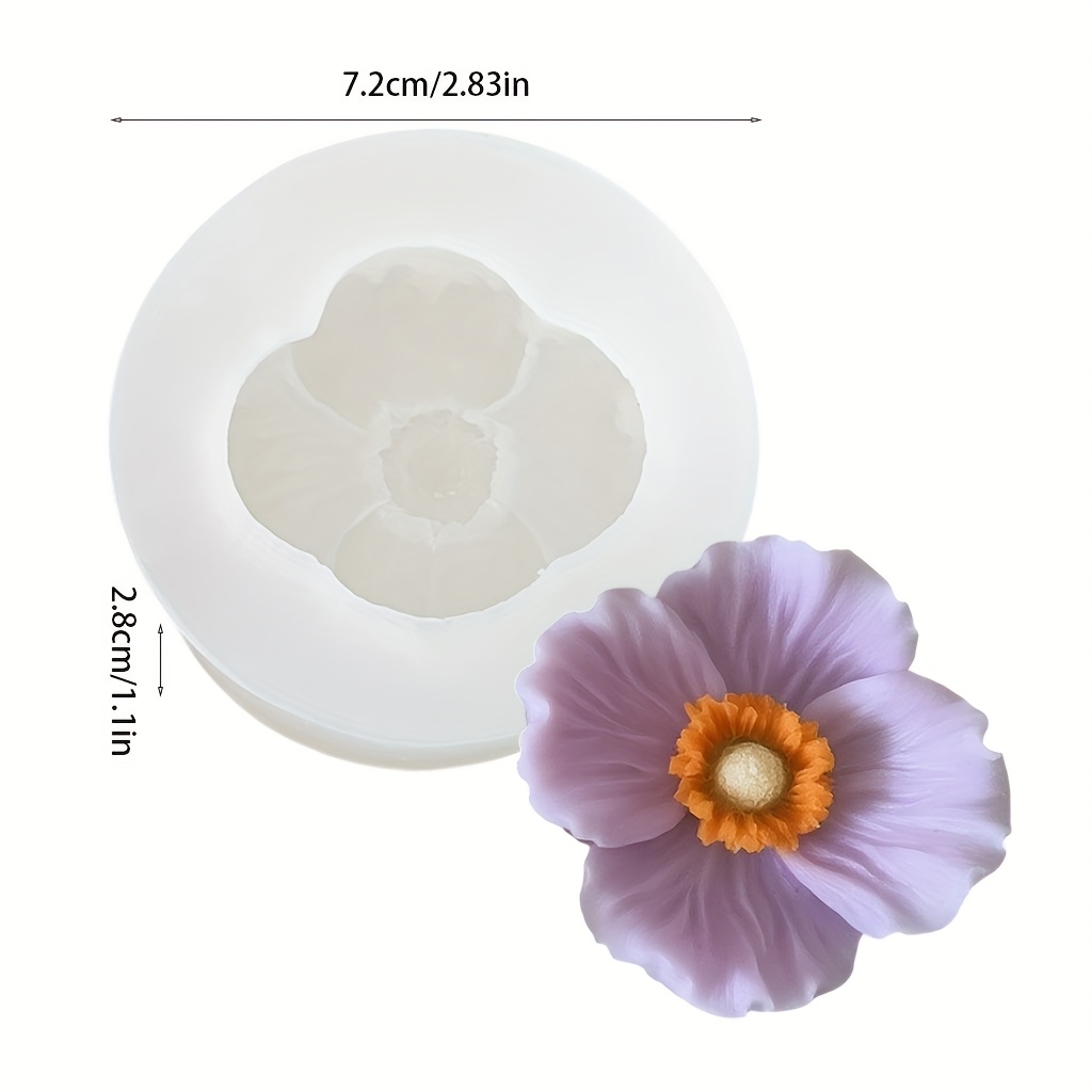 Flower Silicone Candle Mold, C - Soap Making Home 评论和价格
