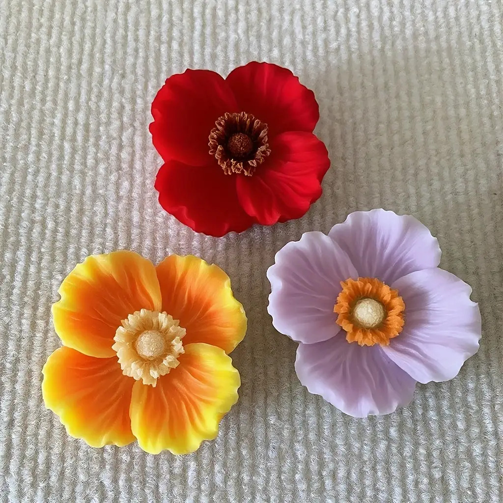 Flower Silicone Candle Mold, C - Soap Making Home 评论和价格