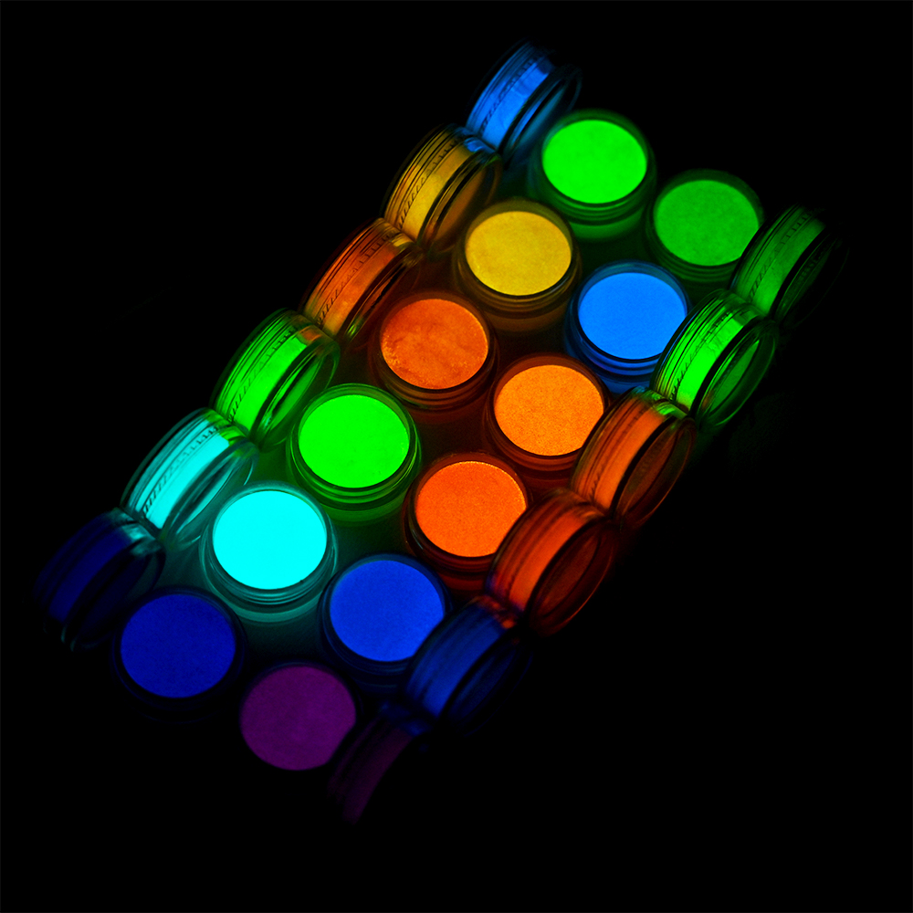 12pcs/Set Phosphor Luminous Po - Mica Powder Colorant 评论和价格