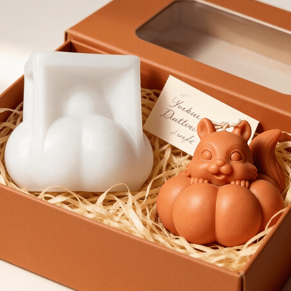 Squirrel Pumpkin Silicone Cand - Soap Making Friends 评论和价格
