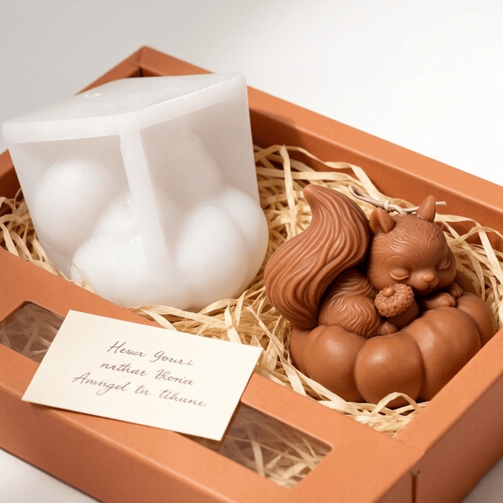 Squirrel Pumpkin Silicone Cand - Soap Making Friends 评论和价格