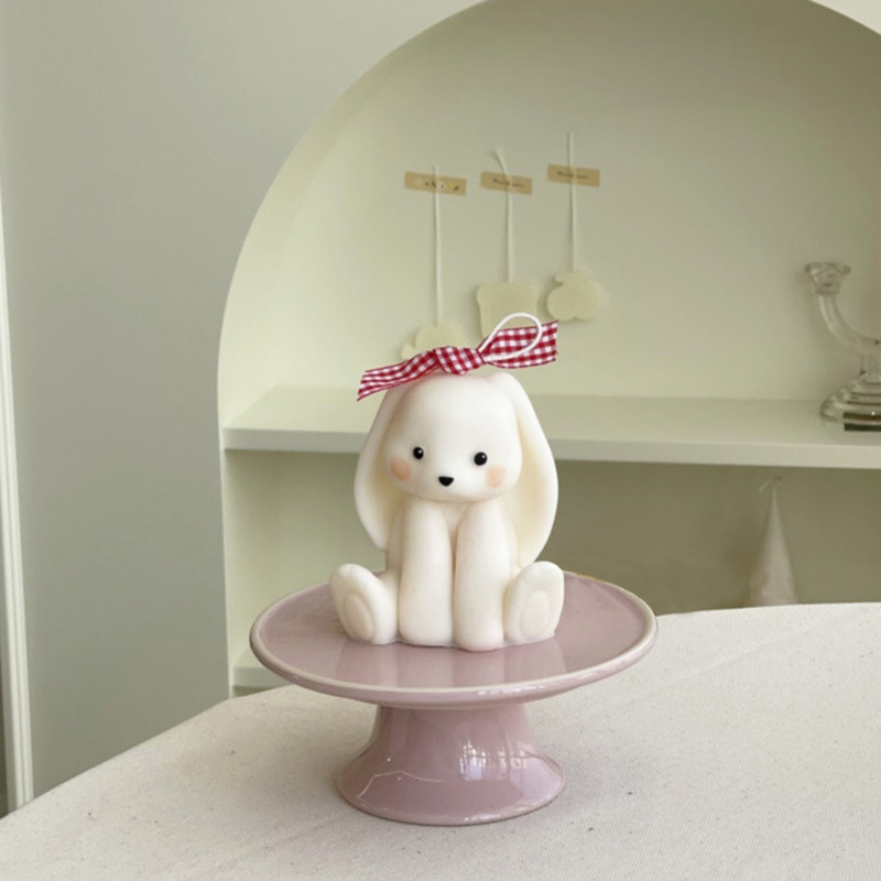 Sitting Rabbit Silicone Candle - Soap Making Home 评论和价格