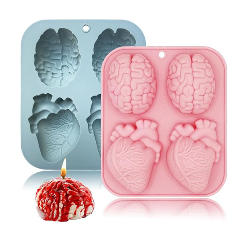 Human Brain And Heart Silicone - Soap Making Ideas 评论和价格