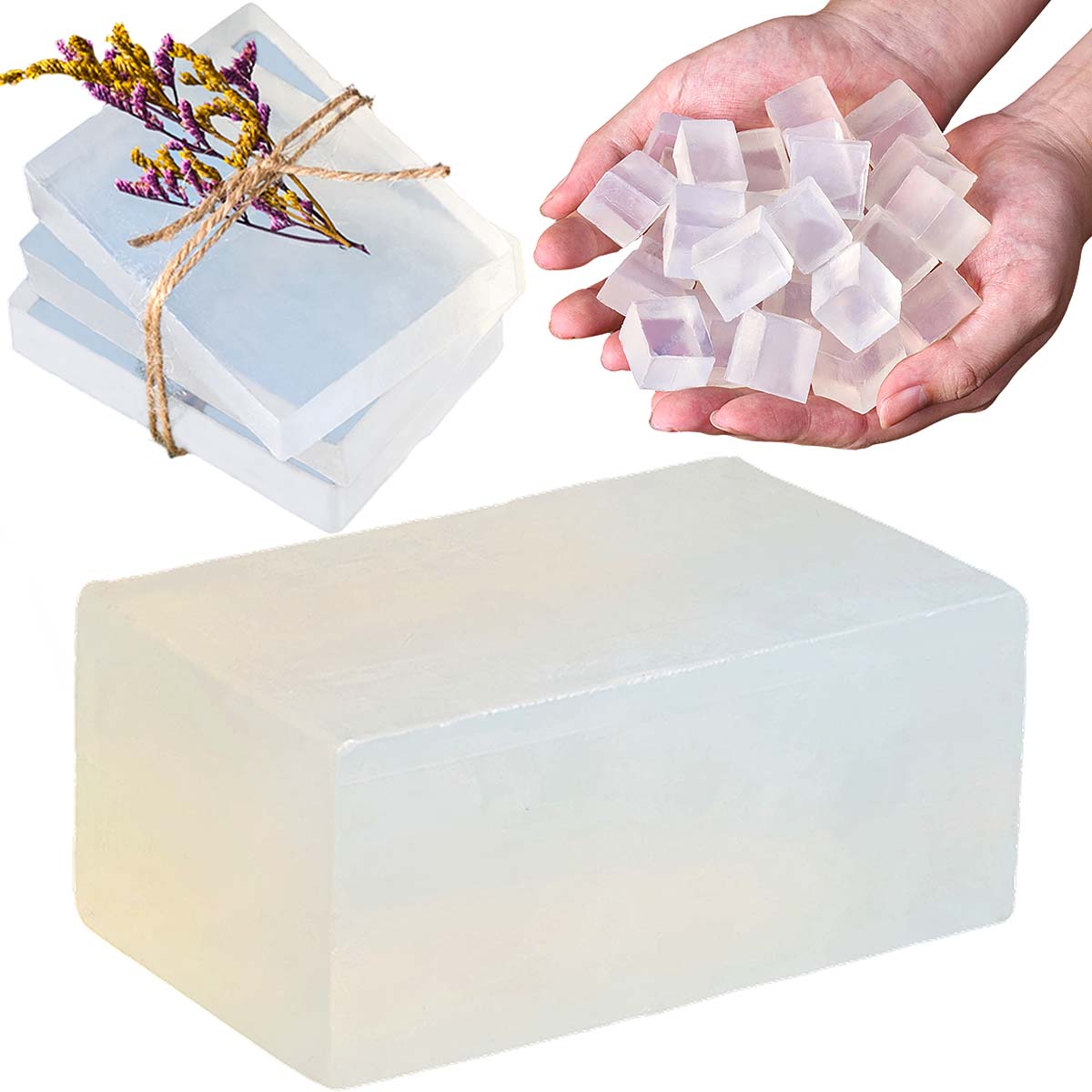Transparent White Glycerin Soa - Soap Making Glycerin Base 评论和价格