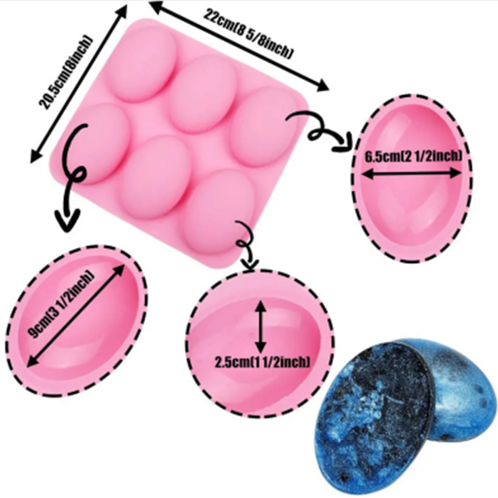 6 Cavities Multifunctional Ova - Soap Making Ideas 评论和价格