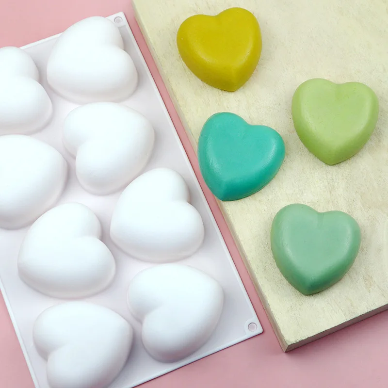 Love Heart Silicone Soap Mold  - Soap Making Lab 评论和价格