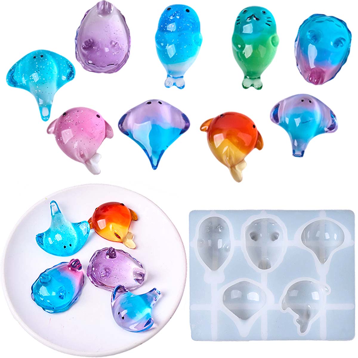 3D Healing Kawaii Manta Ray Wh - Soap Making Ideas 评论和价格