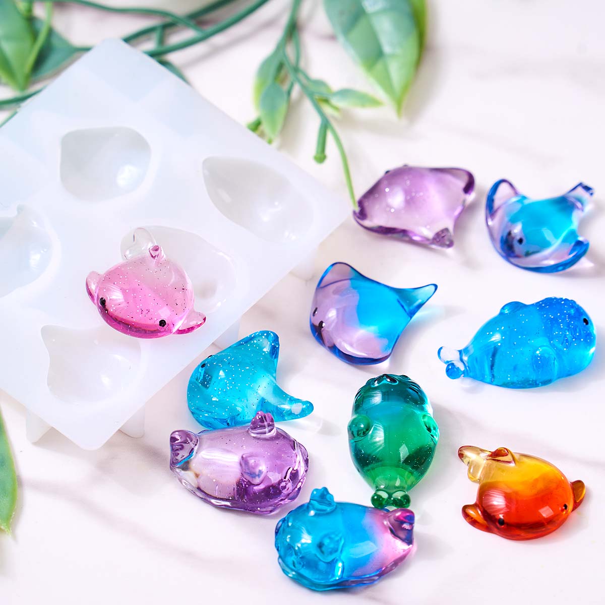 3D Healing Kawaii Manta Ray Wh - Soap Making Ideas 评论和价格