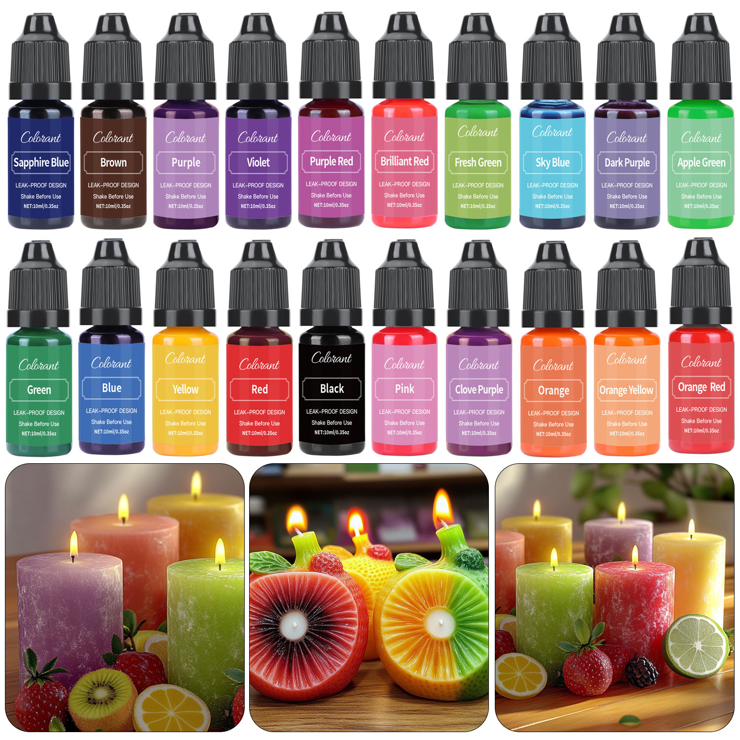 Liquid Candle Dye For Soy Wax  - Soap Making Liquid 评论和价格