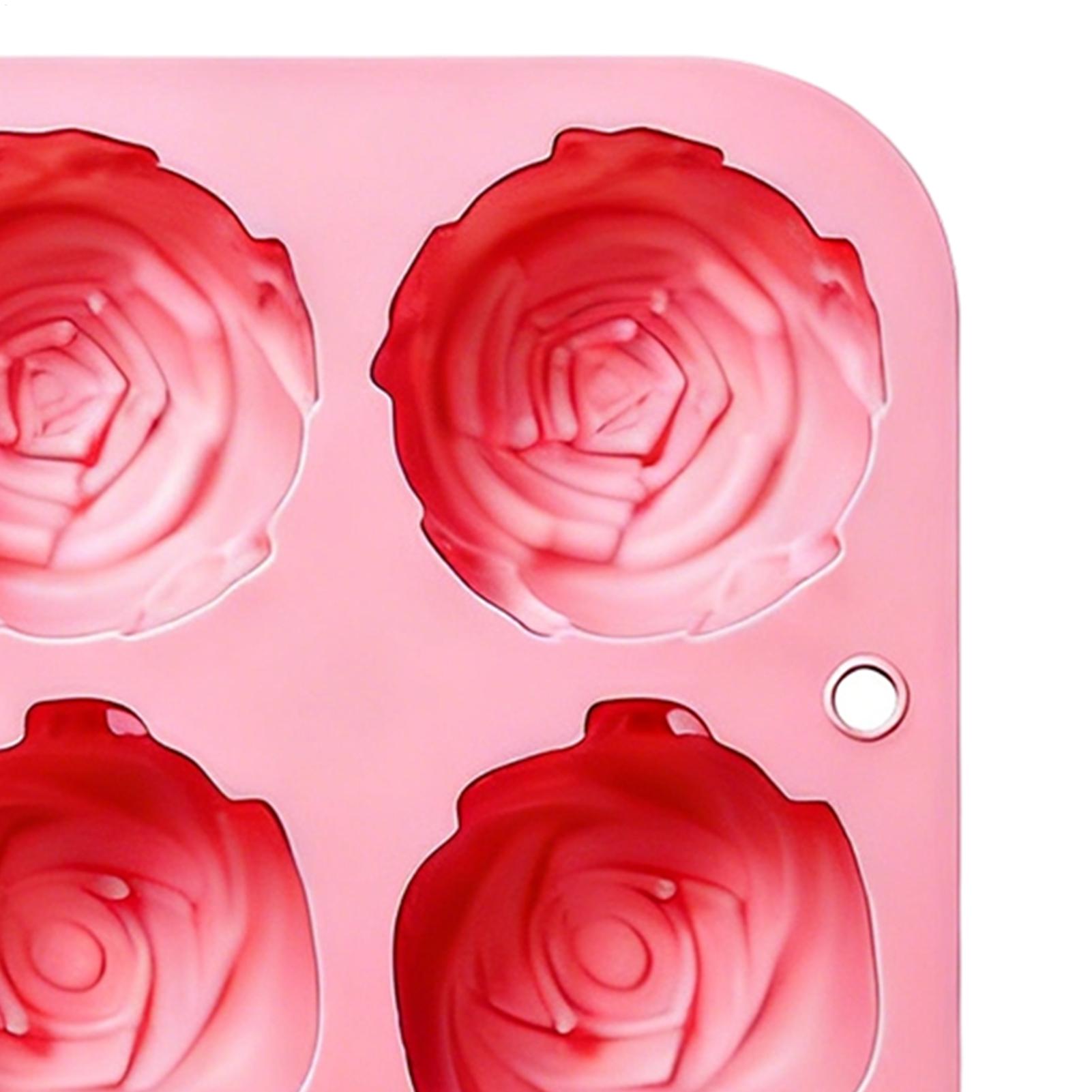 8 Holes Rose Flower Silicone M - Soap Making Home 评论和价格