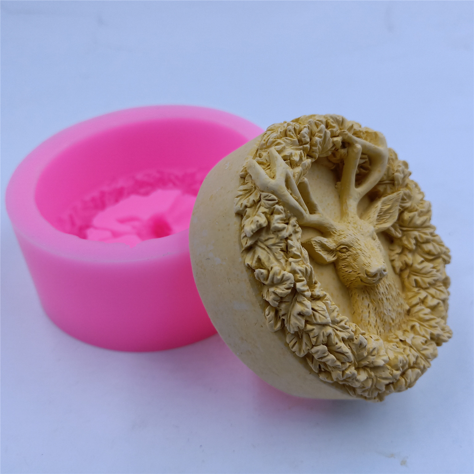 Deer Design Soap Silicone Mold - Soap Making Ideas 评论和价格