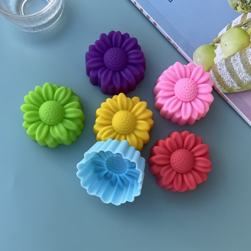 6 Pcs Set Non-Stick Flower Des - Soap Making Equipment 评论和价格
