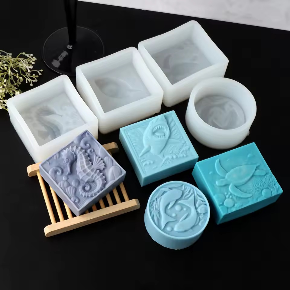3D Seahorse Silicone Soap Mold - Soap Making Home 评论和价格