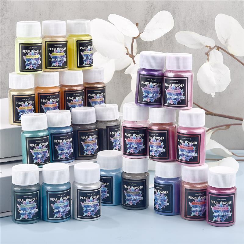 6/24/30Colors Epoxy Resin Dye  - Mica Powder Colorant 评论和价格