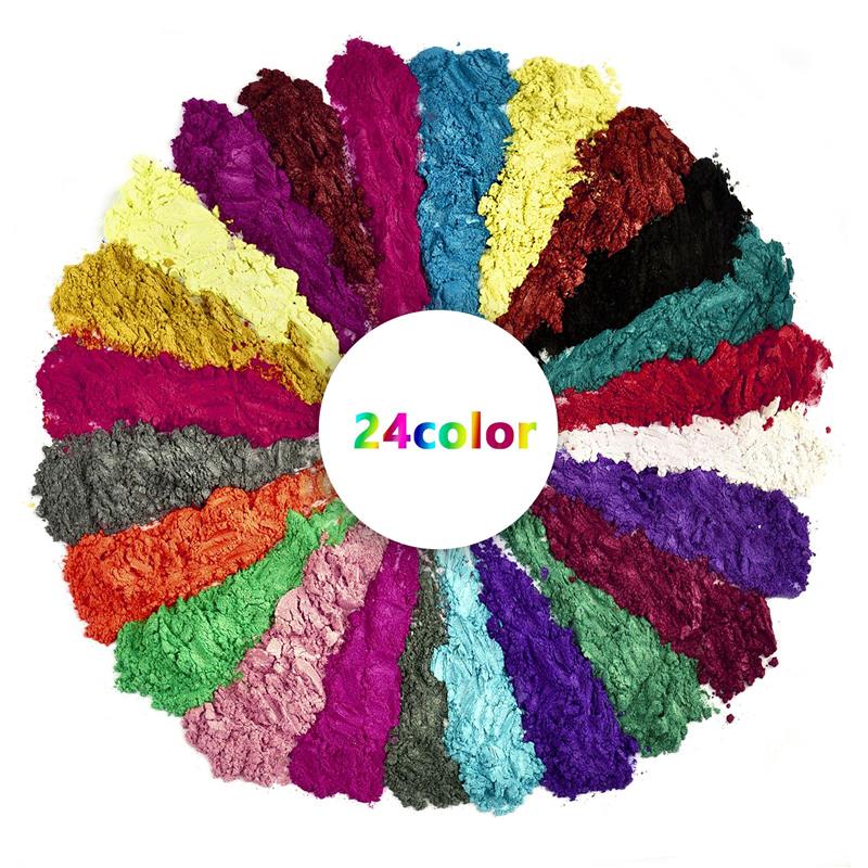 6/24/30Colors Epoxy Resin Dye  - Mica Powder Colorant 评论和价格