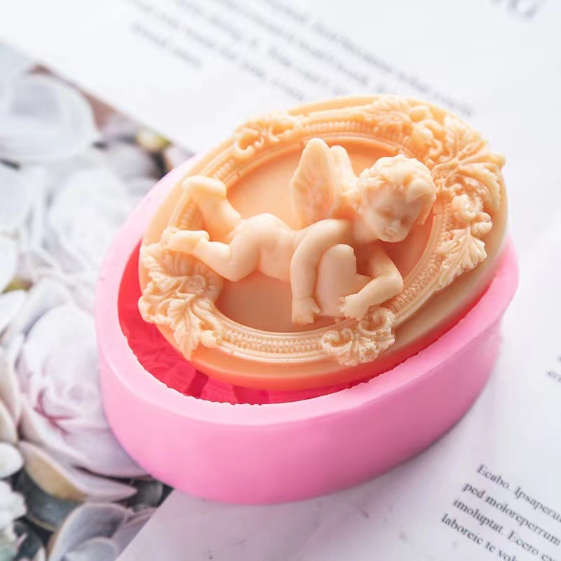 3D Angel Kids Shaped Silicone  - Soap Making Home 评论和价格