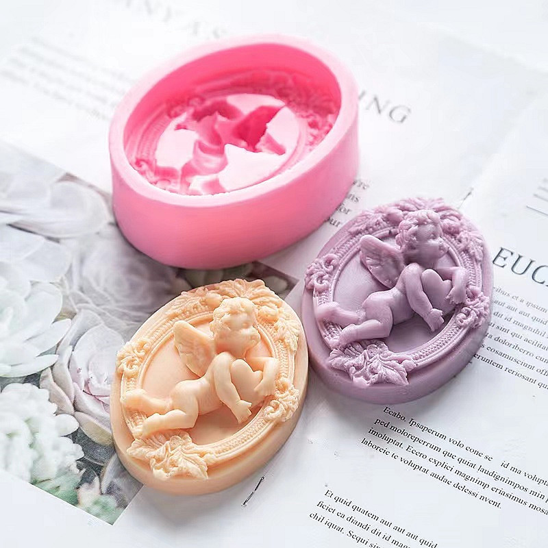 3D Angel Kids Shaped Silicone  - Soap Making Home 评论和价格
