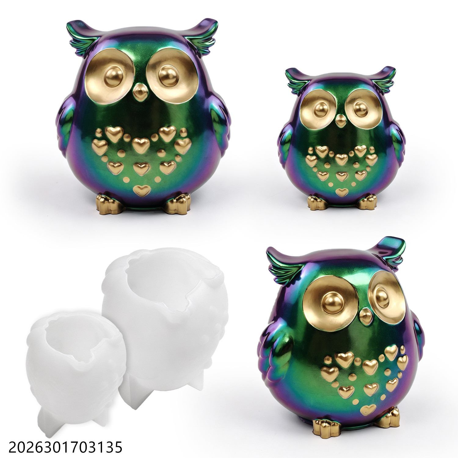 Owl Silicone Mold 3D Bird Shap - Soap Making Ideas 评论和价格