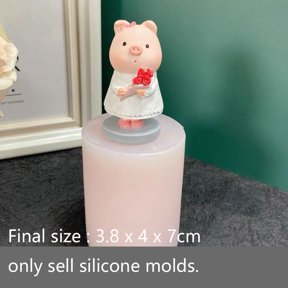 Lucky Pig Silicone Mold Plaste - Soap Making Friends 评论和价格