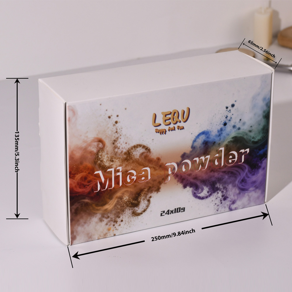 24-Color Chameleon Mica Powder - Mica Powder Colorant 评论和价格
