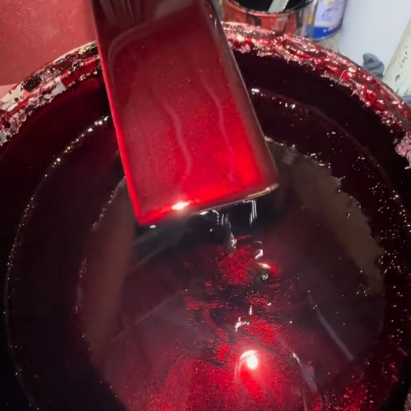Metallic Blood Red Automotive  - Mica Powder Colorant 评论和价格